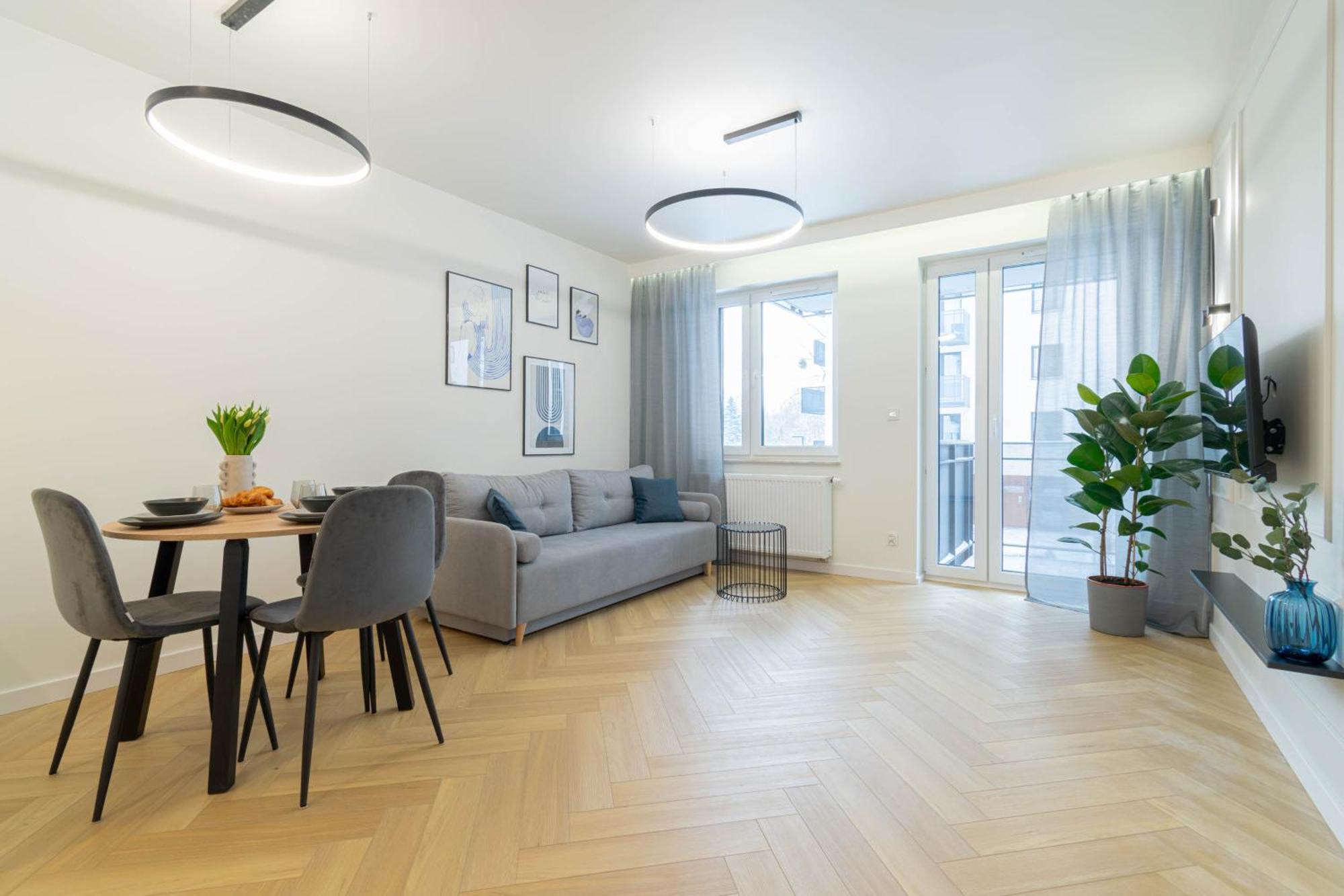 Blue Apartment Ceglana - Free Parking - Self Check-In Kattowitz Exterior foto